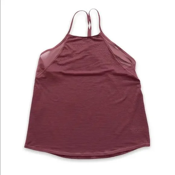 Athleta maroon burgundy racerback tank M - Picture 13 of 13